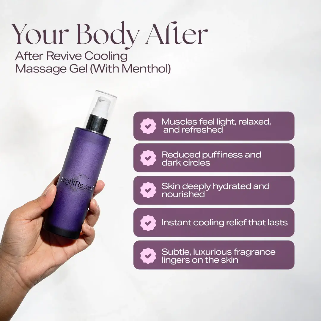 cooling massage gel (menthol)